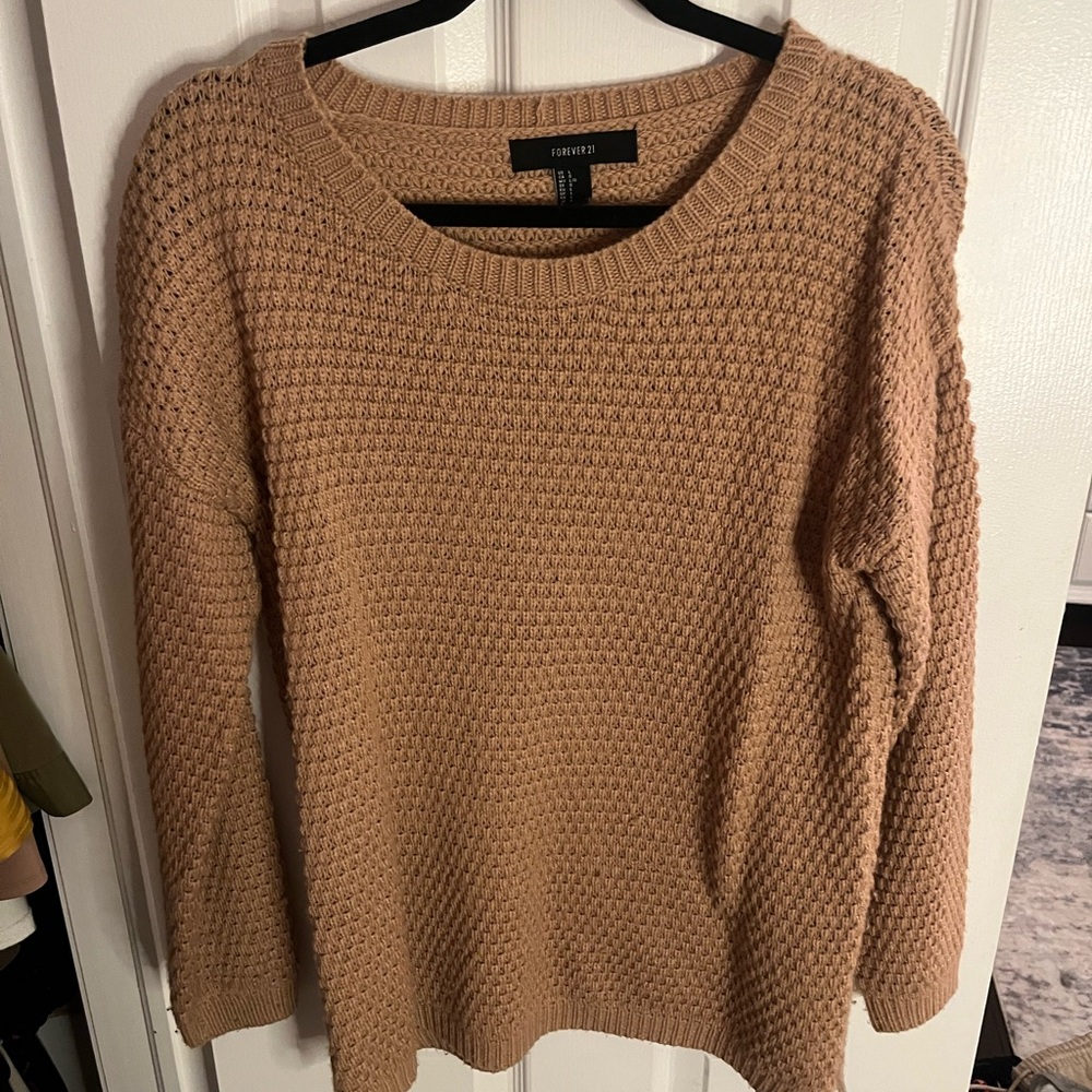 Forever 21 Women's Warm Beige Sweater